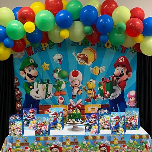24 قطعة من حقائب حفلات ماريو، لوازم الحفلات بطابع ماريو، حقيبة ماريو لحفلات اعياد الميلاد للاطفال in Kuwait