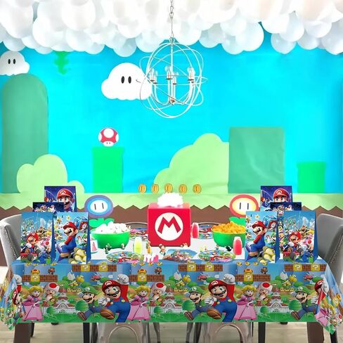 24 قطعة من حقائب حفلات ماريو، لوازم الحفلات بطابع ماريو، حقيبة ماريو لحفلات اعياد الميلاد للاطفال in Kuwait