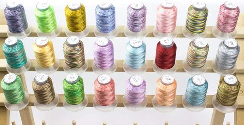 خيط تطريز مختلف 24 بكرة من التطريز الآلي in Kuwait