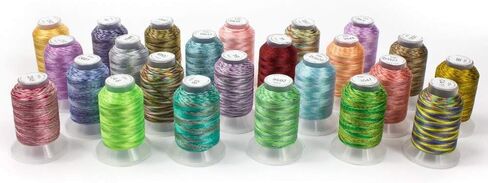 خيط تطريز مختلف 24 بكرة من التطريز الآلي in Kuwait
