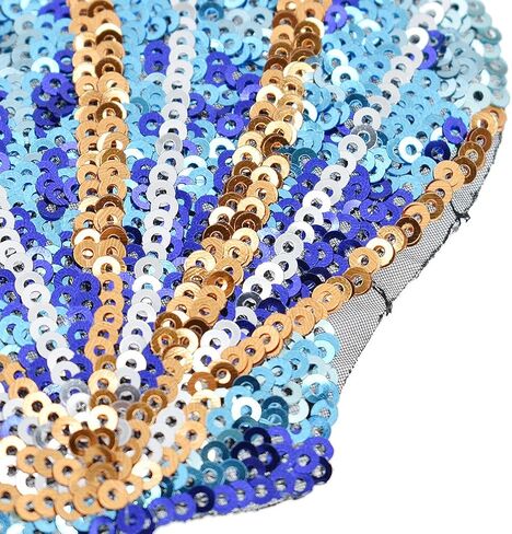 BetterUS Starfish Shell Applique with Sequins Patches Decoration DIY Sewing Embroideries in Kuwait