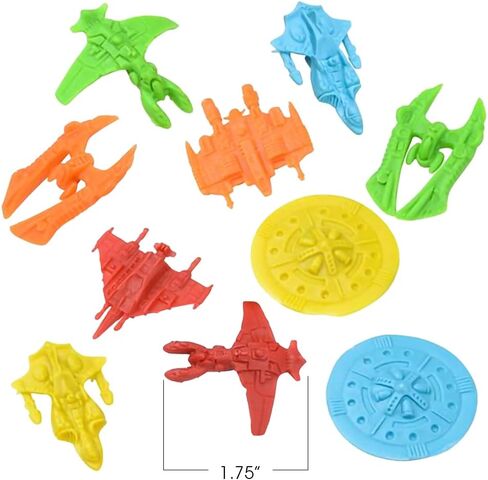 ArtCreativity Small Spaceship Toys for Kids, Set of 144, Outer Space Party Favors for Children, Space Ship Toys in Assorted Colors, Galactic Party Goodie Bag Fillers, Holiday Stocking Stuffers in Saudi Arabia