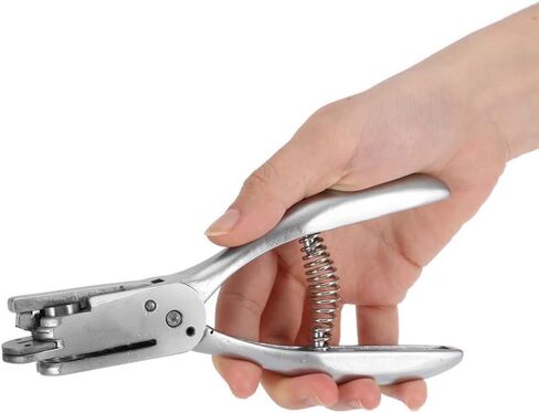 DAUERHAFT Alloy Tailors Sewing Pattern Pliers with Spring 6.3x2.8x0.8inch, Universal Pattern Notcher Punching Pliers Cloth Pattern Marking Tool for Garment Making and Repair Work in Saudi Arabia