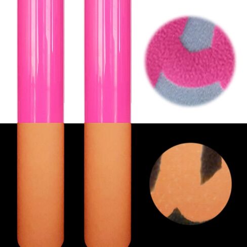 3D Puff Heat Transfer Vinyl Sheets 12"x 10" Glow in The Dark Foaming HTV Luminous Fluorescent Press Film Iron on Vinyl Color Changing for T-Shirt Clothes Textile Fabric (Assorted Color) in Kuwait