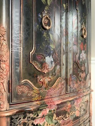 Redesign with Prima Wondrous Florals Decor Transfer Rub on Transfers for Furniture Vintage Rub on Transfers Stickers for Furniture Kitchen Wall Hallway 655350642341 Redesign-Transfer in Saudi Arabia