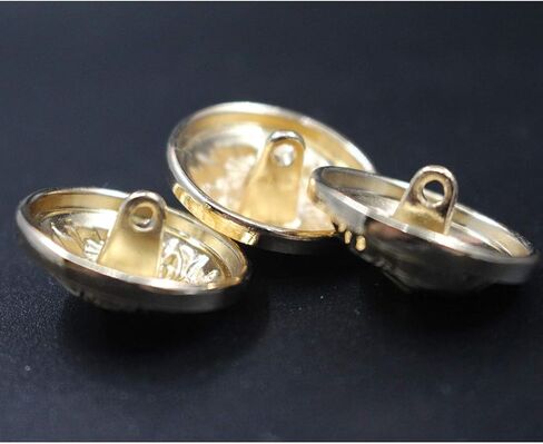 مجموعة ازرار بليزر معدنية عتيقة ذهبية من 11 قطعة - راس اسد ثلاثي الابعاد - للبليزر والبدلات والمعاطف الرياضية والزي الموحد والجاكيت in Kuwait