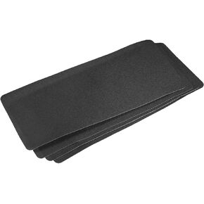 MECCANIXITY 10Pcs Iron on Patches for Clothing Repair Fabric Repair Patches Iron-On Mending Fabric Black 11"x5" for Clothes, Pants, Bags Hole Repairing and Decoration