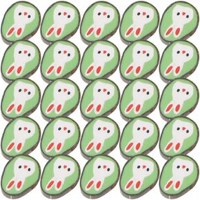 jojofuny 100pcs Easter Spacer Beads Bunny Loose Beads Animal Pendant Charms Craft Bead Easter Jewelry Charms Chinese Rabbit Year Decor for Spring Jewelry Making Supplies
