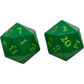 Ultra PRO - Vivid Heavy Metal Dice Set Purple 2ct - Up Your Gaming 20 Sided Dice, Role Playing Games, Matte Finish in Kuwait