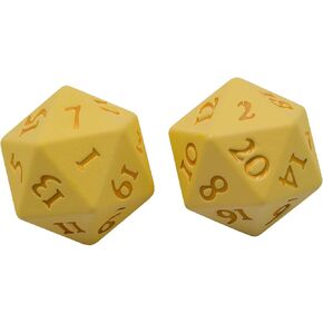 الترا برو-النرد حية D20 2ct. مثالية لألعاب MTG وDND وألعاب RPG