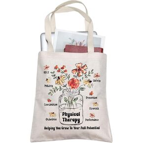 TOBGBE Speech Therapy Tote Bag - SLP & OT Graduation Gift - Appreciation Gift for Speech Language Pathologist