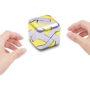 Metal Puzzles Brain-Teaser 3D Toys: Cool Gadgets Stuff Square Cube Box Puzzles Toy ADHD Tools Stress Relief Gift for Kid Children Teen Adult Office Home School Christmas