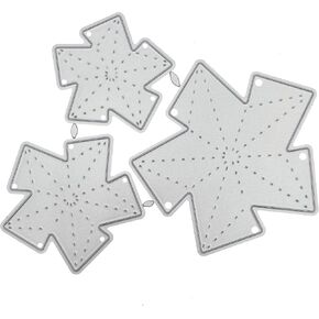 مجموعة قوالب تقطيع معدنية ثلاثية الابعاد بتصميم خمس نجوم من الستيل الكربوني، قوالب استنسل منقوشة للحرف اليدوية، قالب تثقيب يدوي للالبوم والصور والورق والبطاقات والمغلفات والهدايا in Kuwait