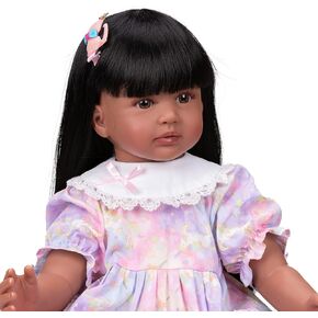KOKOMANDY Reborn Baby Boy Doll 24 Inch - Realistic Toddler Silicone Toy - Soft, Weighted, Open Mouth - Newborn Gift in Kuwait