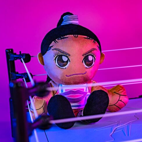 Bleacher Creatures WWE Diva Bianca Belair مقاس 8 بوصات كوريشا من القطيفة - لعبة ناعمة مستوحاة من تشيبي in Kuwait