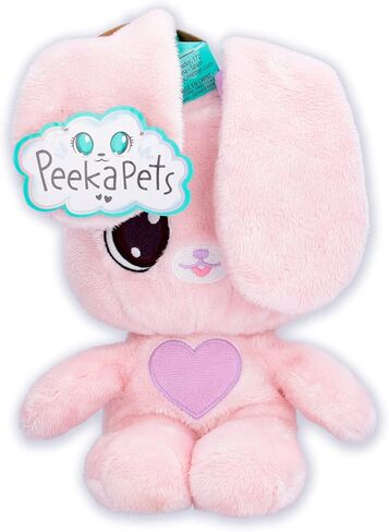 IMC Toys Peekapets Peek-A-Boo- أرنب وردي قطيفة - حيوان محشو، دمية قطيفة - هدية رائعة للأطفال من سن 1 إلى 3 سنوات in Kuwait