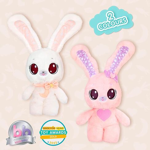 IMC Toys Peekapets Peek-A-Boo- أرنب وردي قطيفة - حيوان محشو، دمية قطيفة - هدية رائعة للأطفال من سن 1 إلى 3 سنوات in Kuwait