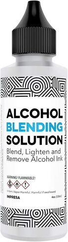 4 oz Alcohol Blending Solution –Multipurpose – Made in USA - for All Brands Including Compatible with Adirondack (R) Alcohol Ink Colors in Saudi Arabia