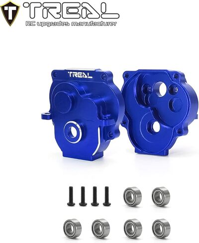 أغطية علبة التروس التفاضلية المصنوعة من الألومنيوم TRAL 7075 المتوافقة مع أجزاء ترقية TRX4M RC 1/18 (أسود) in Kuwait