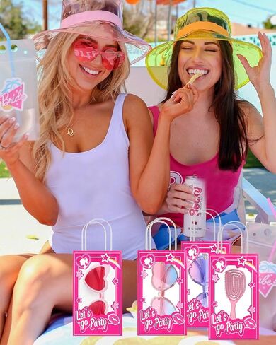 12 قطعة حقيبة هدايا للحفلات للفتيات باللون الوردي حقيبة هدايا دمية وردية ساخنة لحفلات أعياد الميلاد وحفلات الزفاف وصناديق الحلوى للفتيات وحفلات أعياد الميلاد وحفلات الزفاف وحفلات الزفاف in Kuwait