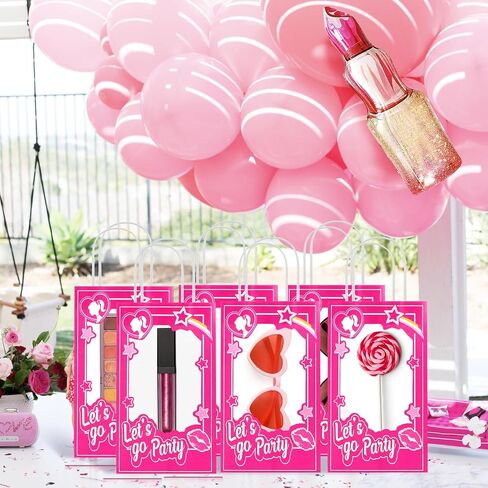 12 قطعة حقيبة هدايا للحفلات للفتيات باللون الوردي حقيبة هدايا دمية وردية ساخنة لحفلات أعياد الميلاد وحفلات الزفاف وصناديق الحلوى للفتيات وحفلات أعياد الميلاد وحفلات الزفاف وحفلات الزفاف in Kuwait