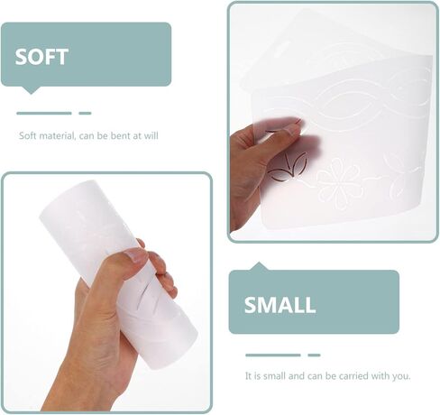 Clothing Quilting Template 2Pcs Quilting Template Plastic Sewing Patchwork Quilt Template Square Reusable Flower Line Creations Stencil DIY Craft Sewing Supply Tool 46cm in Saudi Arabia