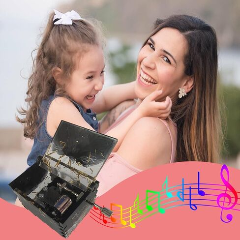 قوالب صندوق الموسيقى الراتنج مع حركة الآلية الموسيقية DIY كرنك اليد صندوق الموسيقى العفن صندوق تخزين صغير قوالب راتنجات السيليكون قالب الايبوكسي سيليكون لصب القالب أقراط حلقة كائنات صغيرة DIY هدية مربع in Kuwait
