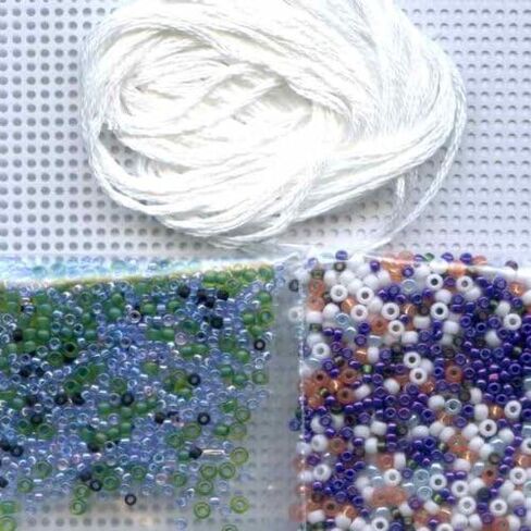 Bunny Egg Beaded Counted Cross Stitch Kit Mill Hill 2013 Spring BouquetMH183102 in Saudi Arabia