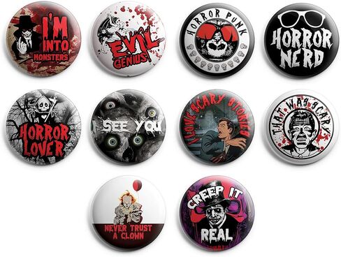 Creanoso California Tropical Design Pinback Button (10-Pack) - Premium Quality Incentive Gift Ideas for Travelers - Stocking Stuffers Party Favors for Men, Women, Teens in Saudi Arabia