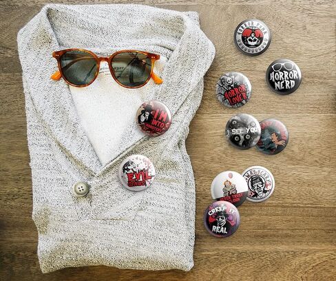 Creanoso California Tropical Design Pinback Button (10-Pack) - Premium Quality Incentive Gift Ideas for Travelers - Stocking Stuffers Party Favors for Men, Women, Teens in Saudi Arabia