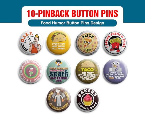 Creanoso California Tropical Design Pinback Button (10-Pack) - Premium Quality Incentive Gift Ideas for Travelers - Stocking Stuffers Party Favors for Men, Women, Teens in Saudi Arabia