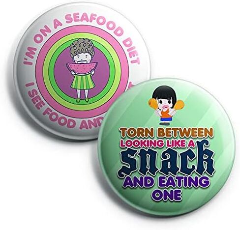Creanoso California Tropical Design Pinback Button (10-Pack) - Premium Quality Incentive Gift Ideas for Travelers - Stocking Stuffers Party Favors for Men, Women, Teens in Saudi Arabia