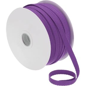 PATIKIL Cotton Twill Tape 1/4 Inch 50 Yards 100% Cotton Ribbon Bias Binding Tape Herringbone Webbing Trim for Sewing Gift Wrapping, Beige