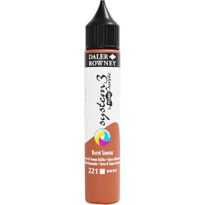 Daler Rowney System3 29.5ml 10-Tube Fluid Acrylic Paint Set - Acrylic Pouring Paint Supplies for Artists and Students - Vivid High-Flow Artist Paint Set for Canvas Murals and More in Kuwait
