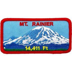 رقعة Mount Rainier - الكي أو الخياطة - تذكار Mt Rainier Washington in Kuwait