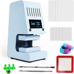 ماكينة ضغط حراري هيدروليكية أوتوماتيكية 4 طن مع إطلاق تلقائي، ألواح تسخين مزدوجة 3 × 5 بوصة، حزمة ملحقات كاملة in Kuwait