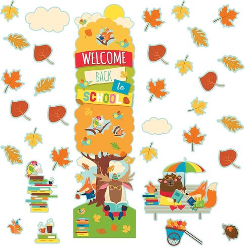 Berwick Eureka Fall Back to School Classroom and Door Décor Kit, 33pc All-in-One, 33 Piece in Saudi Arabia