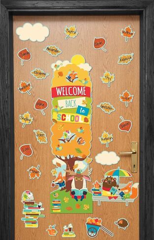Berwick Eureka Fall Back to School Classroom and Door Décor Kit, 33pc All-in-One, 33 Piece in Saudi Arabia