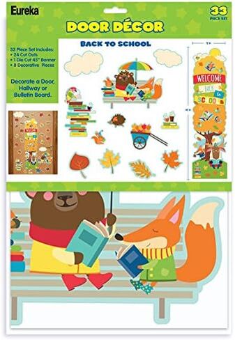 Berwick Eureka Fall Back to School Classroom and Door Décor Kit, 33pc All-in-One, 33 Piece in Saudi Arabia