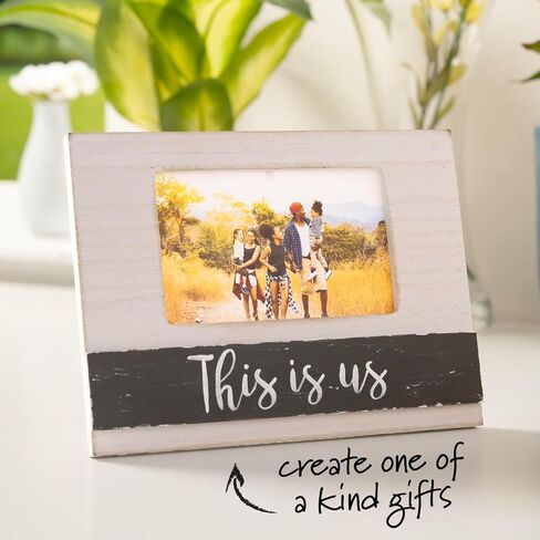 بليد اطار رسائل خشب غير مكتمل، سطح خشبي 6 انش × 8 انش، مثالي لمشاريع الفنون والحرف اليدوية، 63525 in Kuwait