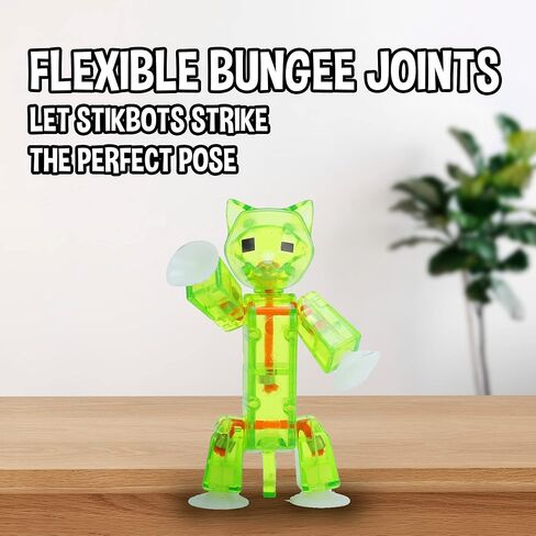 Zing Stikbot Pets 5 Pack, Set of 5 Stikbot Collectable Action Figures, Includes 1 Bulldog, 1 Monkey , 1 Cat and 2 Dogs, Create Stop Motion Animation in Saudi Arabia