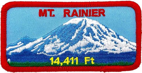 رقعة Mount Rainier - الكي أو الخياطة - تذكار Mt Rainier Washington in Kuwait