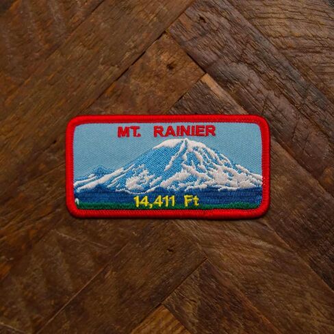 رقعة Mount Rainier - الكي أو الخياطة - تذكار Mt Rainier Washington in Kuwait