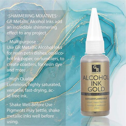 مجموعة حبر كحولي - 4 الوان لفن الراتنج in Kuwait