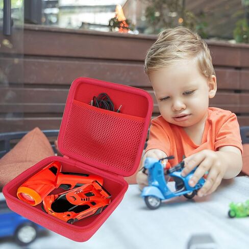 Aenllosi Hard Carrying Case Compatible with Air Hogs Zero Gravity Race Car,Storage Box for Zero Gravity Sprint Wall Climber & Charging Cable(Case Only,Blue) in Kuwait