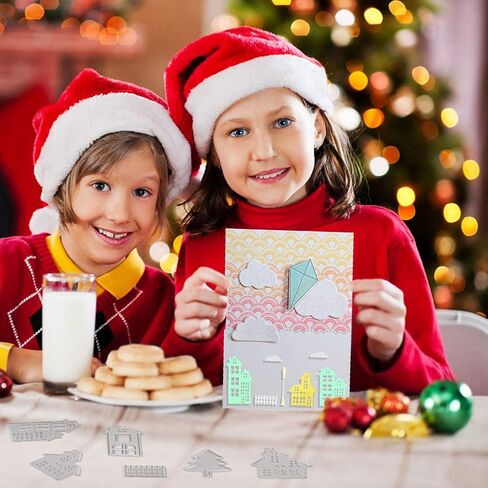 او او تي اس ار قوالب تقطيع معدنية للمنزل، قوالب قطع للكريسماس، قوالب استنسل لصنع البطاقات، الحرف اليدوية، سجل القصاصات، النقش، ديكور البوم الصور in Kuwait