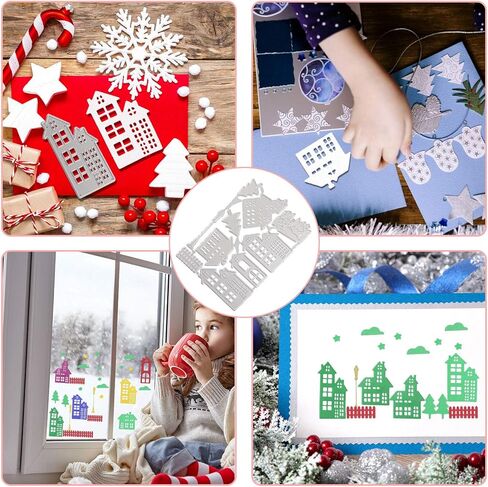او او تي اس ار قوالب تقطيع معدنية للمنزل، قوالب قطع للكريسماس، قوالب استنسل لصنع البطاقات، الحرف اليدوية، سجل القصاصات، النقش، ديكور البوم الصور in Kuwait