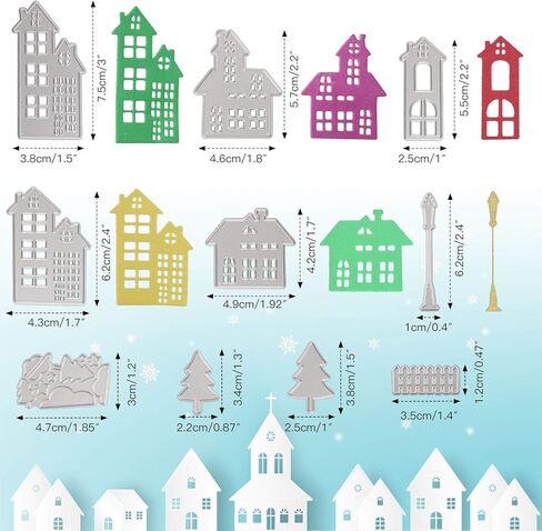 او او تي اس ار قوالب تقطيع معدنية للمنزل، قوالب قطع للكريسماس، قوالب استنسل لصنع البطاقات، الحرف اليدوية، سجل القصاصات، النقش، ديكور البوم الصور in Kuwait