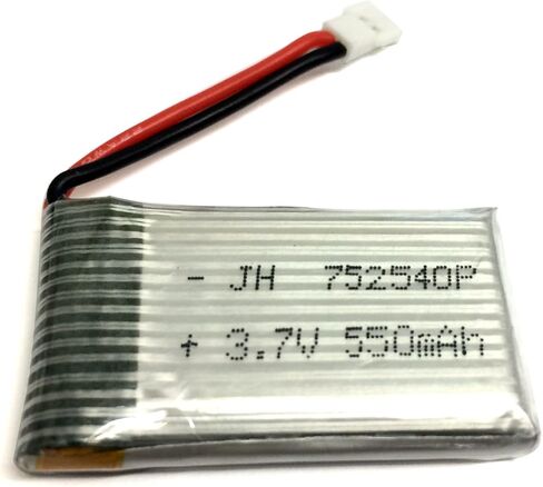 4 قطع بطارية ليبو 3.7 فولت 550 مللي أمبير في الساعة من تشيروينج وشاحن 4 في 1 لأجزاء الطائرة بدون طيار Syma X5 X5C X5C-1 RC in Kuwait