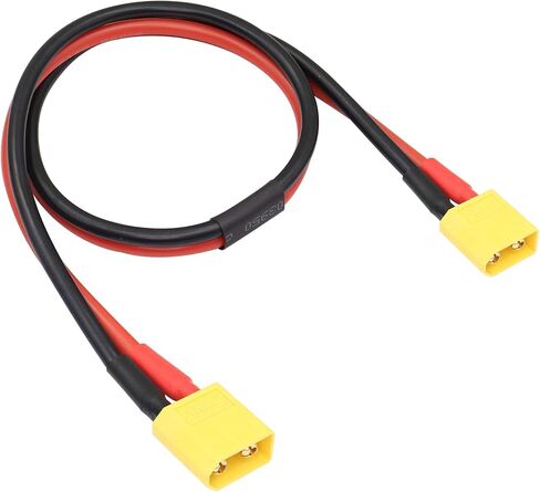 RIIEYOCA XT60 أنثى إلى XT60 موصل سالب مع سلك سيليكون 0.5 متر 12AWG لبطارية ليبو RC طائرة بدون طيار FPV in Kuwait
